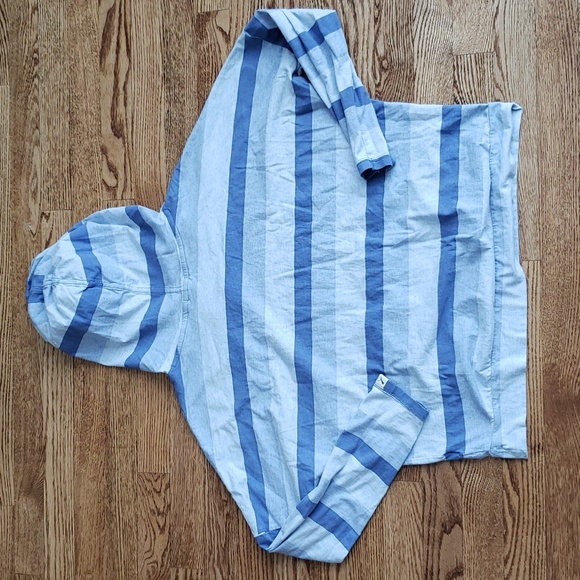 (M) Puma Oversized Lightweight Striped Sweatshirt Athleisure Running Streetwear - Picture 8 of 8